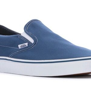 Vans Men's Blue Slip-On Shoes